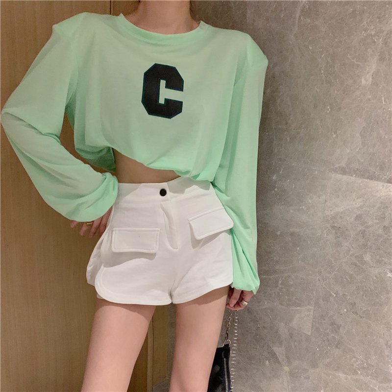 Áo Thun Lửng Tay Dài Dáng Rộng Vải Mỏng Thời Trang Mùa Hè Cho Nữ | BigBuy360 - bigbuy360.vn