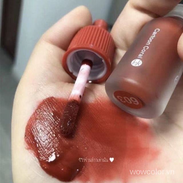 [Hàng mới về] Son kem lì DAIMANPU thiết kế hình bình sữa em bé đáng yêu trang điểm chống nước lâu trôi