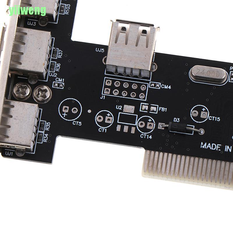 Card Chuyển Đổi Pci 4 Cổng Usb 2.0 480mbps | BigBuy360 - bigbuy360.vn