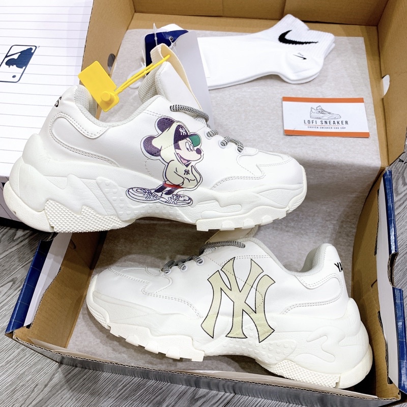 FULL BOX] Giày thể thao sneakers nam nữ 𝐌𝐋𝐁 mickey vàng - bản chuột vàng in 3d 11