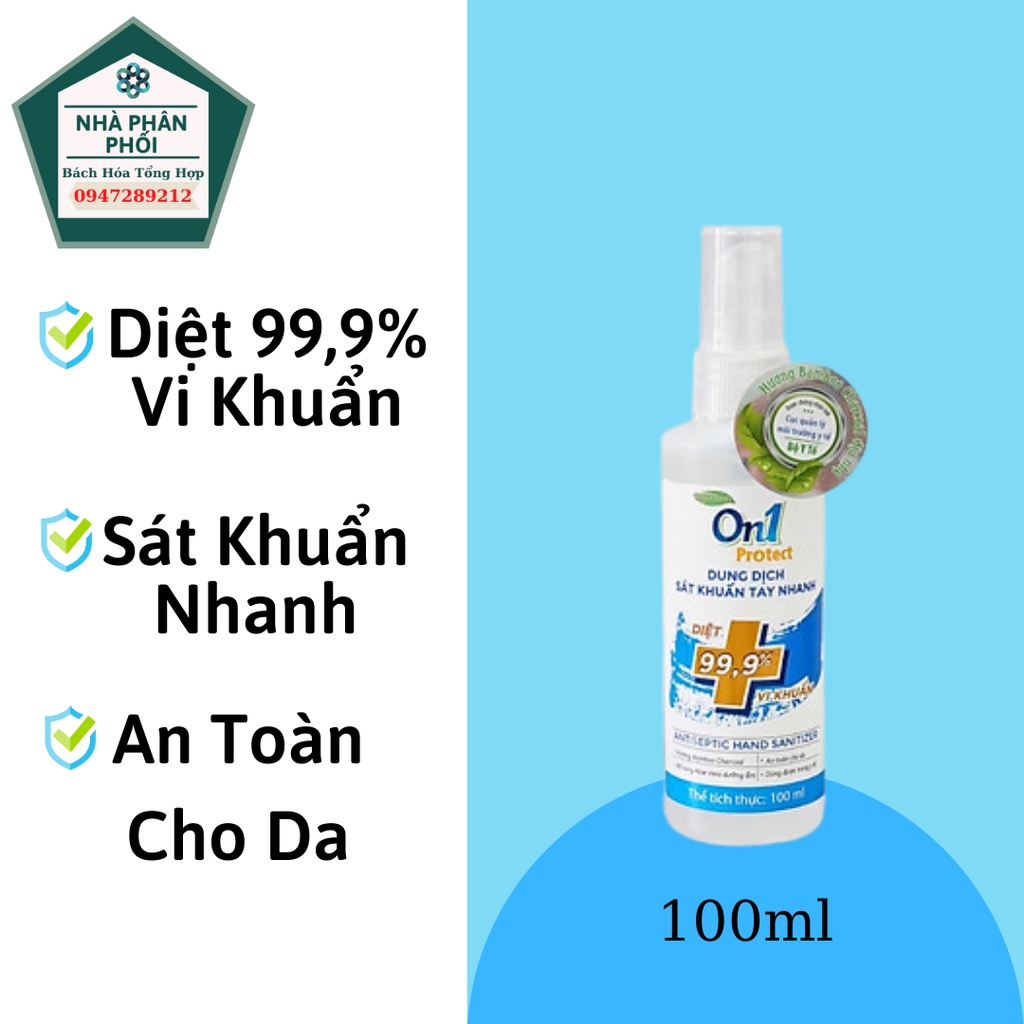 Dung dịch sát khuẩn nhanh dạng xịt on1 100ml