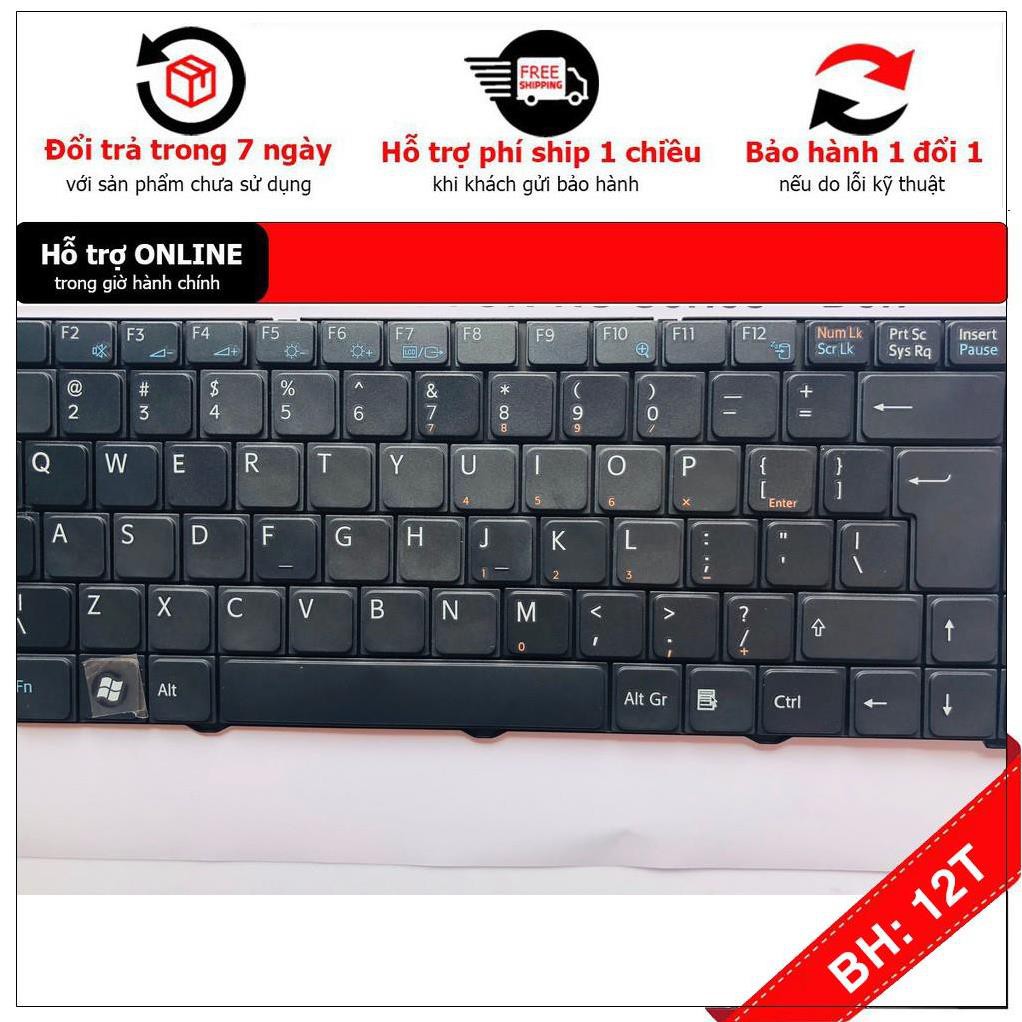 [BH12TH] [- Bàn Phím Laptop SONY VGN-NR VGN-NS Series Đen Hàng Mới 100% Bảo Hành 12 Tháng Toàn Quốc