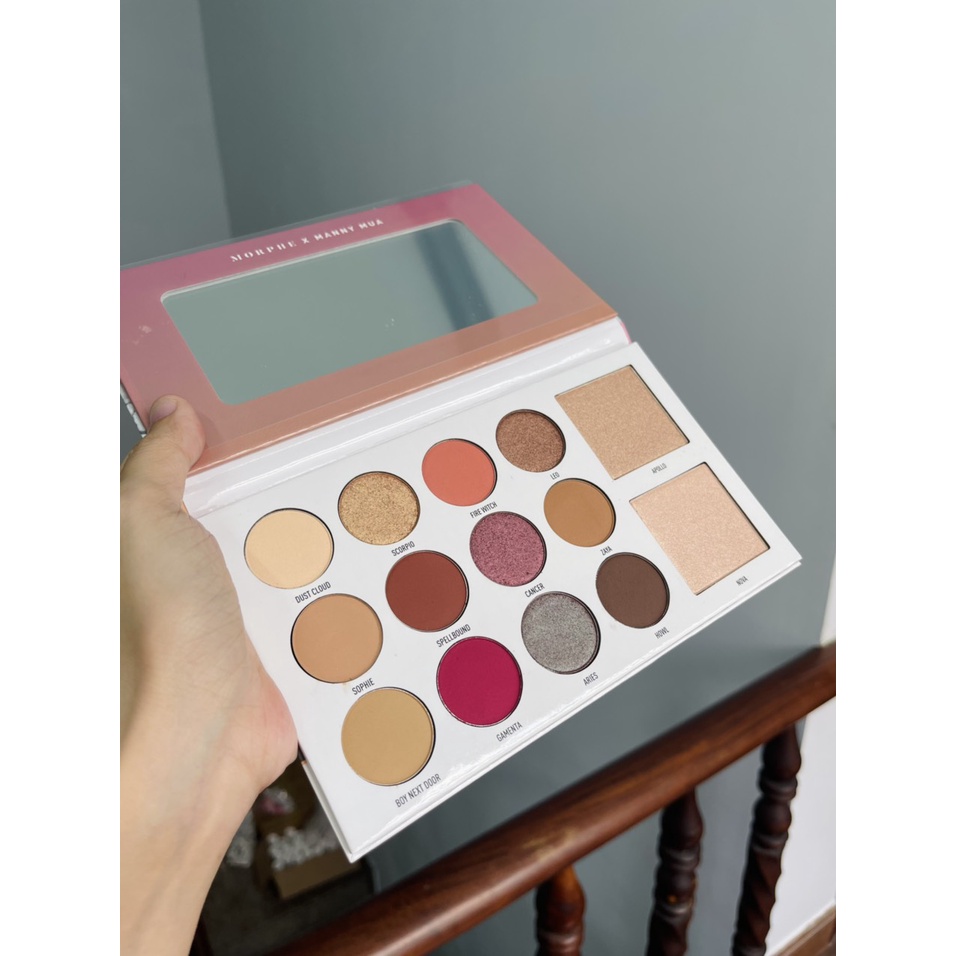 BẢNG MẮT – BẮT SÁNG MORPHE X MANNY MUA GLAM PALETTE