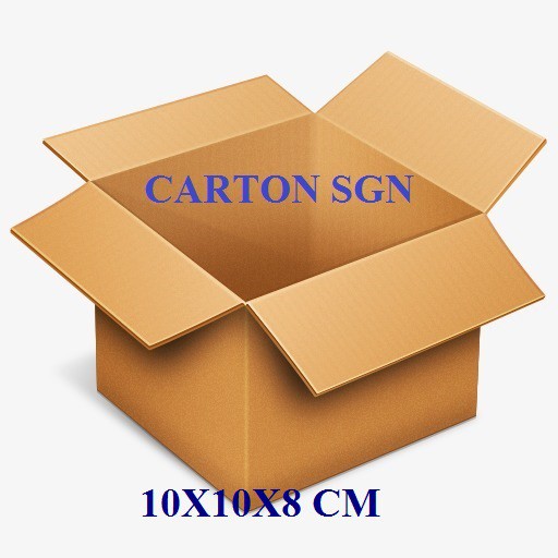 Thùng Carton 10x10x8 cm Bộ 100 Hộp Carton