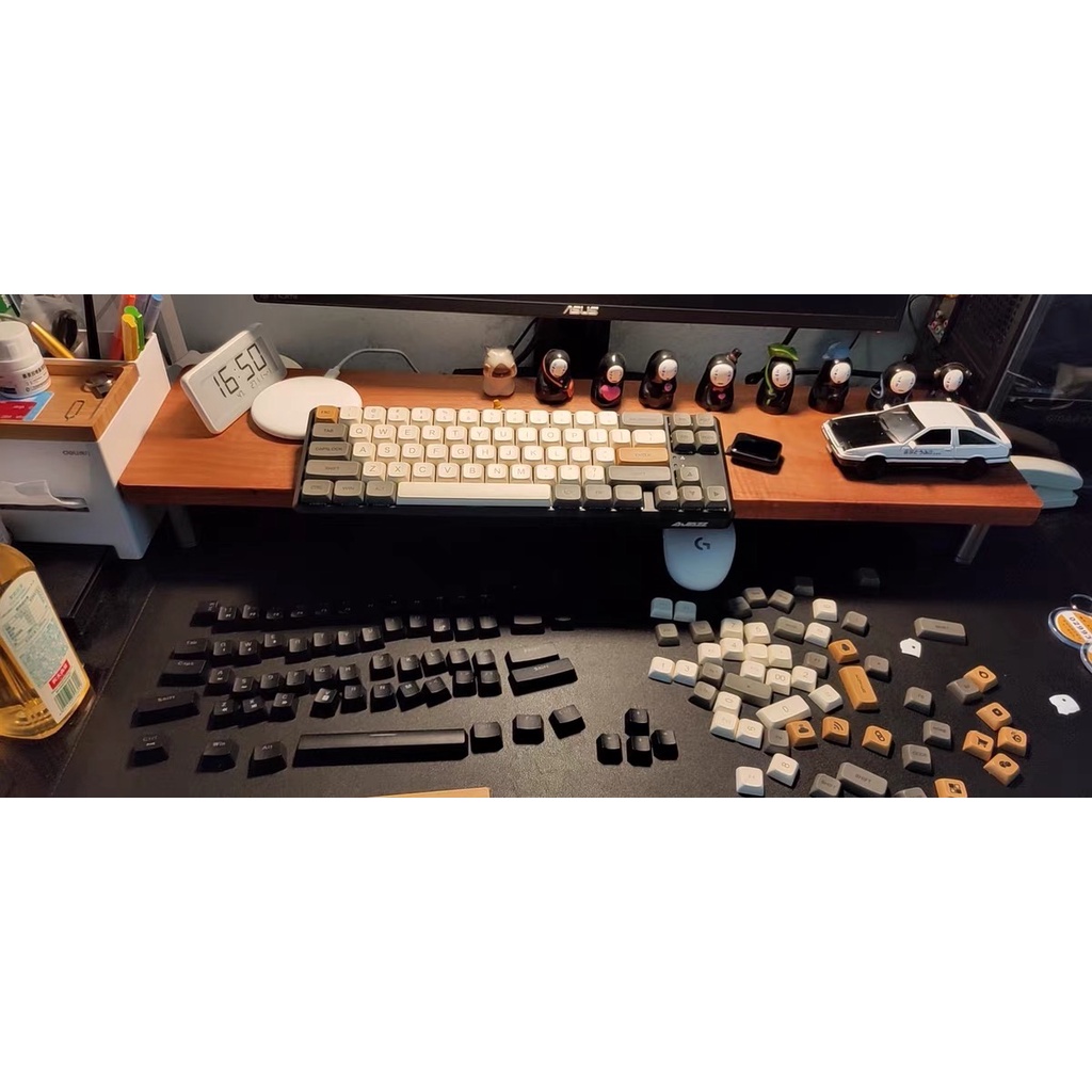 Keycap bàn phím màu chocolate siêu chất Dry Martini XDA cao độ PBT 125 phím