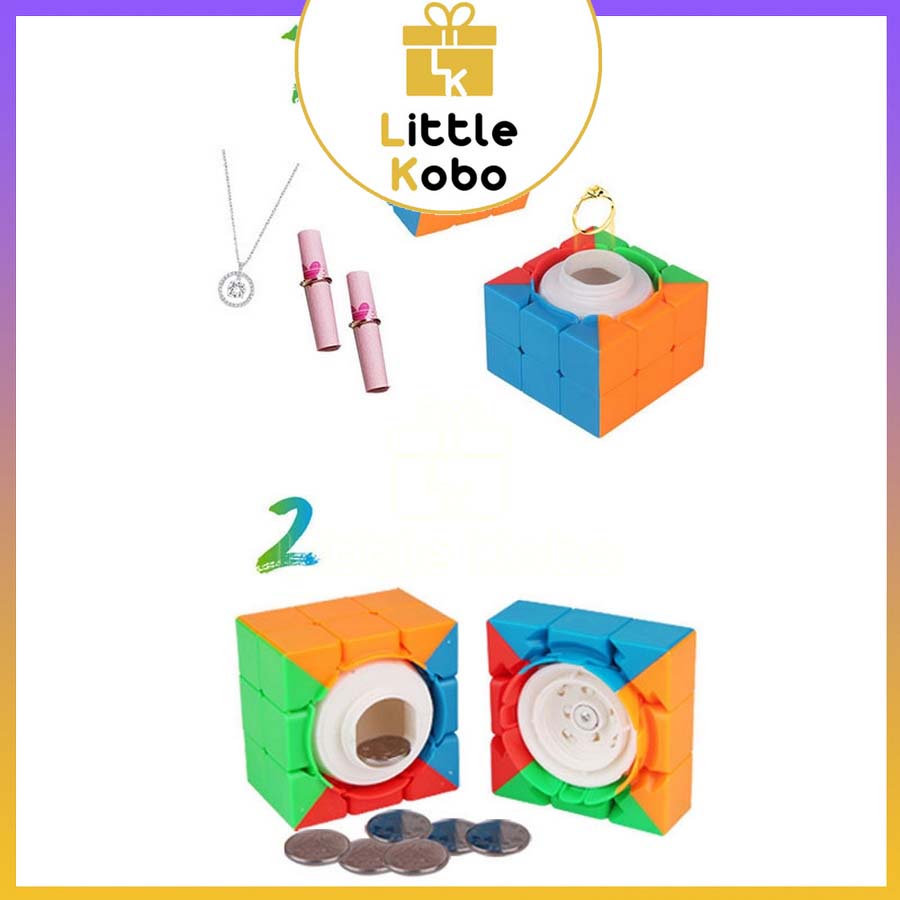 Rubik 3x3 YuXin Treasure Box Hộp Quà Tặng Rubic 3 Tầng Đồ Chơi Trí Tuệ