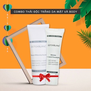 COMBO THẢI ĐỘC TRẮNG DA BODY VÀ MẶT DETOX BLANC