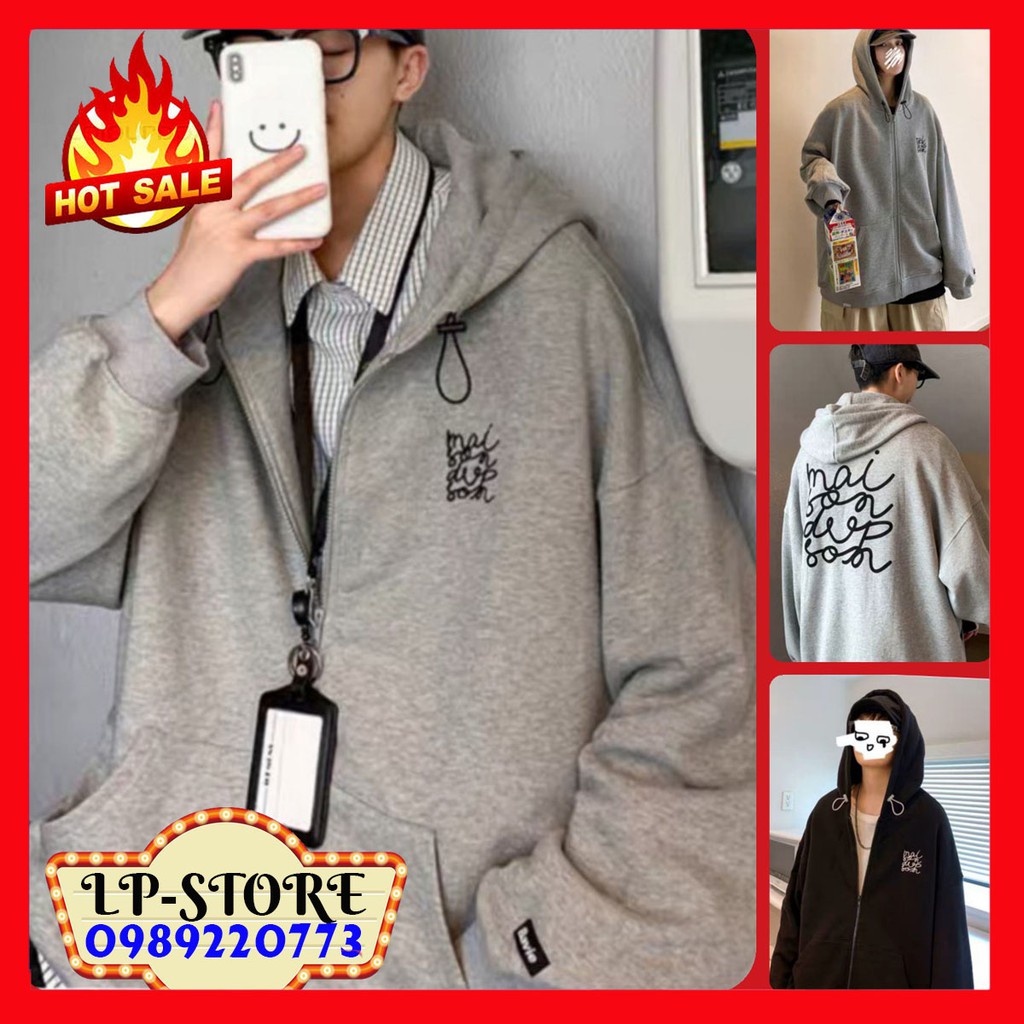 ÁO KHOÁC DÂY KÉO MAISON