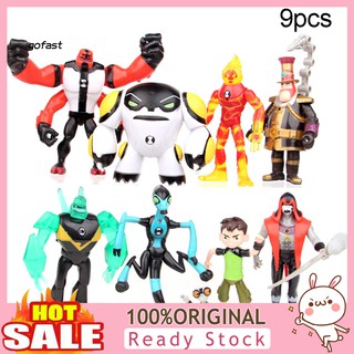 Bộ 9 Mô Hình Nhân Vật Trong Phim Ben 10