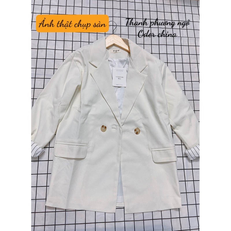 ÁO BLAZER TRẮNG VÀ ĐEN HÀNG 2 LỚP HÀNG QUẢNG CHÂU | BigBuy360 - bigbuy360.vn