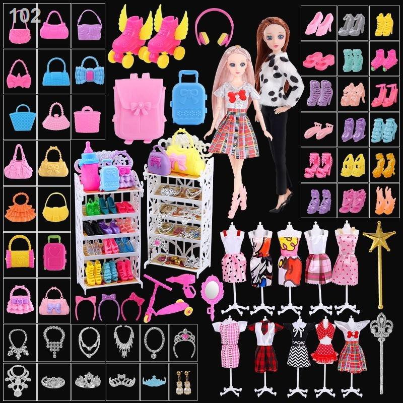Đồ chơi búp bê barbie girl play house thiết kế với trang phục thời trang và thanh lịch Trọn bộ quà tặng công chúa bé gái