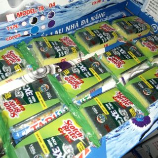 6 miếng rửa chén bát cọ xoong Scotch Brite