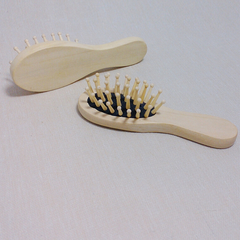 Lược chải tóc bằng gỗ tre tự nhiên massage da đầu