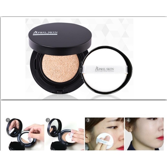 Phấn nước April skin magic snow cushion mẫu mới | BigBuy360 - bigbuy360.vn