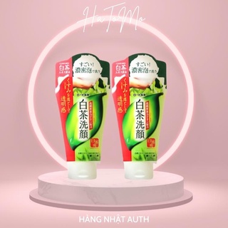 Sữa rửa mặt trà xanh Rohto Shirochasou Green Tea Foam 120g hàng Nhật