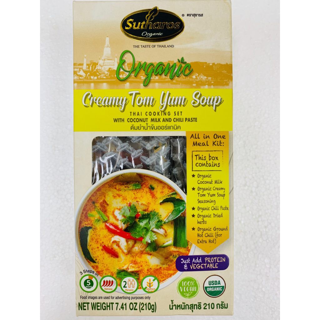 Gia vị nấu món Tom Yum nước đục Sutharos Organic Thái Lan