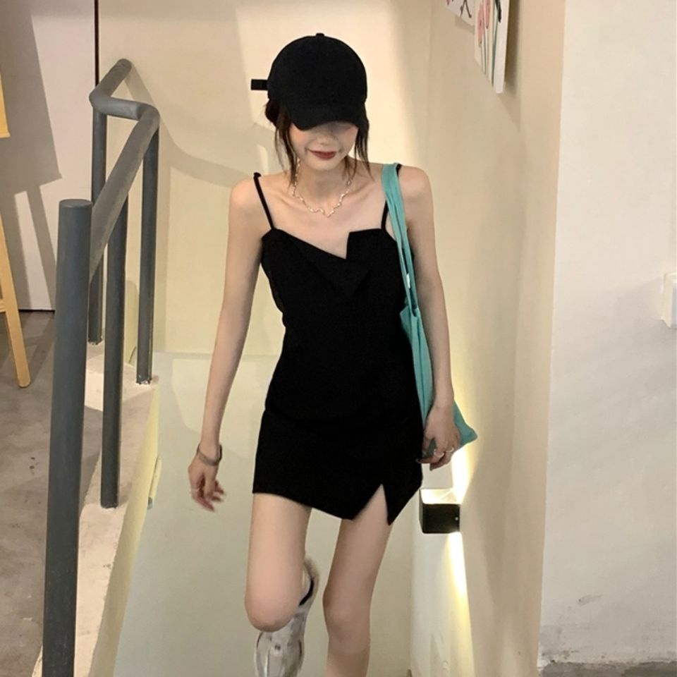 COZOK Đầm Không Tay Thiết Kế Độc Đáo Phong Cách Hàn Quốc