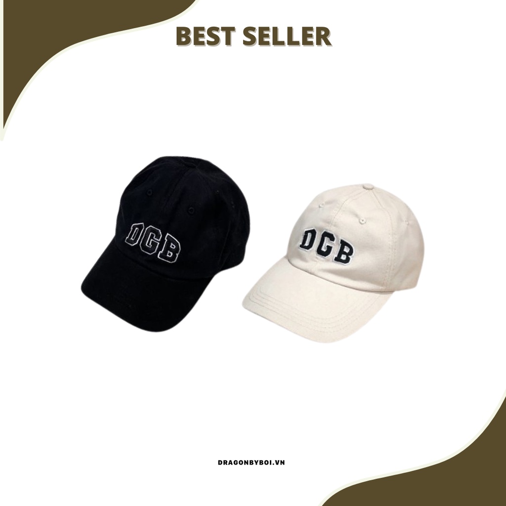 Mũ Lưỡi Trai - Nón Kết Thêu Chữ Logo Signature DGB Unisex Nam Nữ - Cap Dragonbyboi