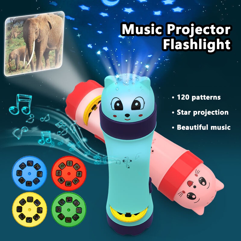 Đèn chiếu ZHAN QI TOYS nhiều mẫu dễ thương giáo dục sớm cho trẻ em
