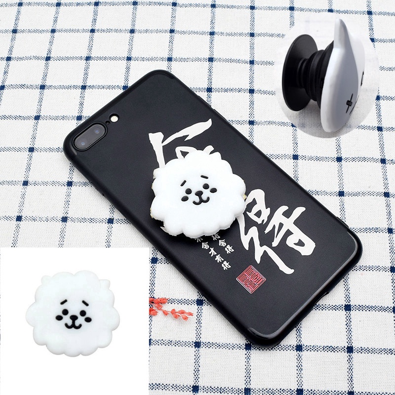 Vòng Nhẫn Gắn Điện Thoại Hình BTS Hoạt Hình Sáng Tạo