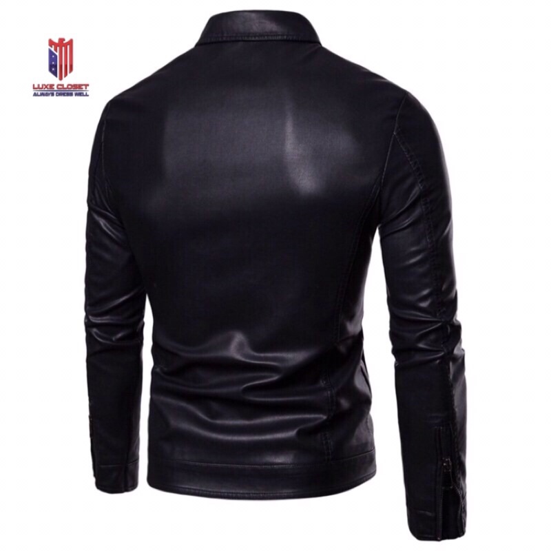 Áo khoác da lót lông giữ ấm phong cách Hàn Quốc AD32