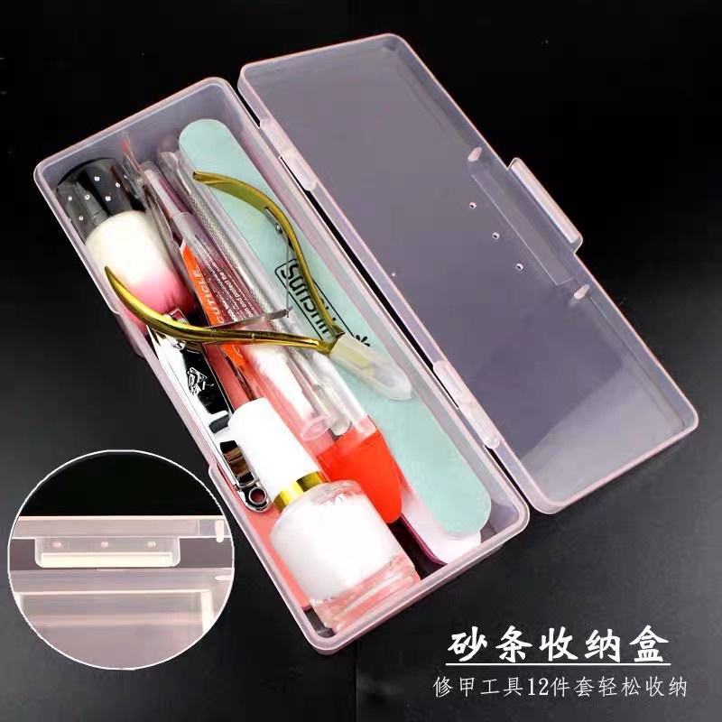 Hộp nhựa đựng cọ nail