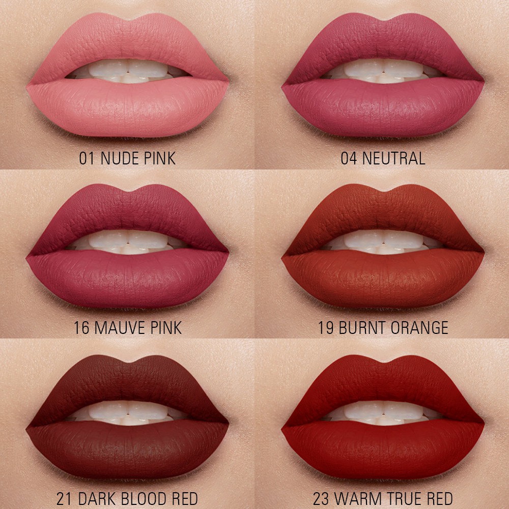 Bộ 6 son kem SACE LADY chống nước giữ màu lên đến 12 giờ | BigBuy360 - bigbuy360.vn