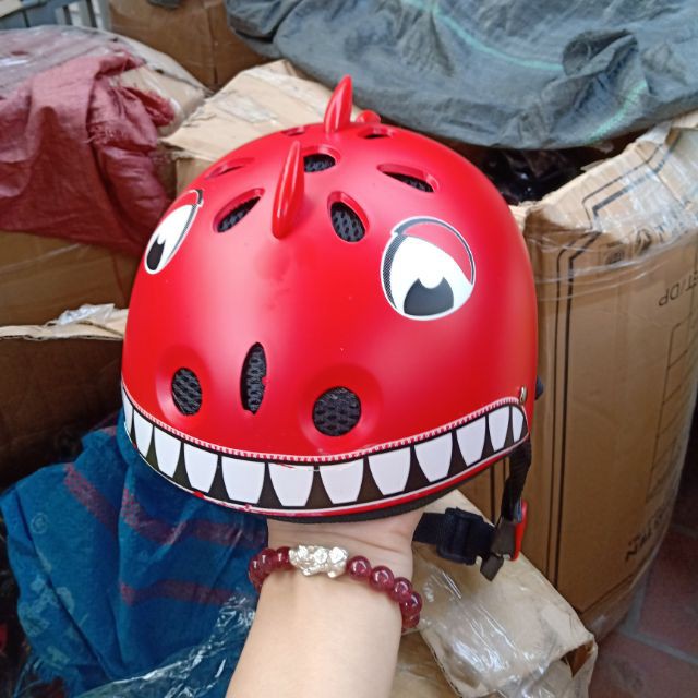 [rẻ và đẹp] Mũ bảo hiểm khủng long cho bé yêu [shop yêu thích]