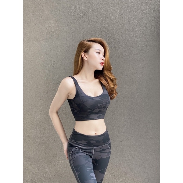 Bộ đồ tập gym, yoga, aerobic nữ 2 dây siêu xinh BCT2
