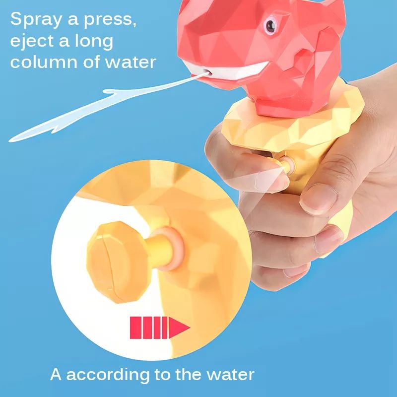 Súng Phun Nước Đồ Chơi Hình Khủng Long Hoạt Hình Cho Trẻ Em