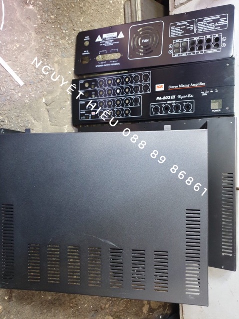 Vỏ ampli PA-203 full bộ