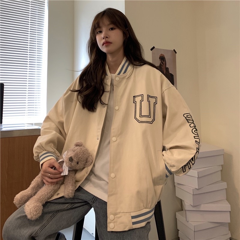Áo Khoác Bomber Nam Nữ Hoạ Tiết Caro Chất Kaki Gió Mỏng 2 Lớp Form Rộng Unisex
