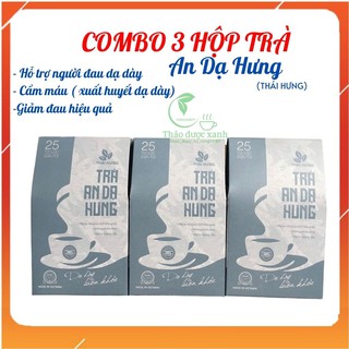 Combo 3 hộp trà an dạ hưng-hỗ trợ giảm đau dạ dày-thảo dược xanh-dạ dày luôn khỏe