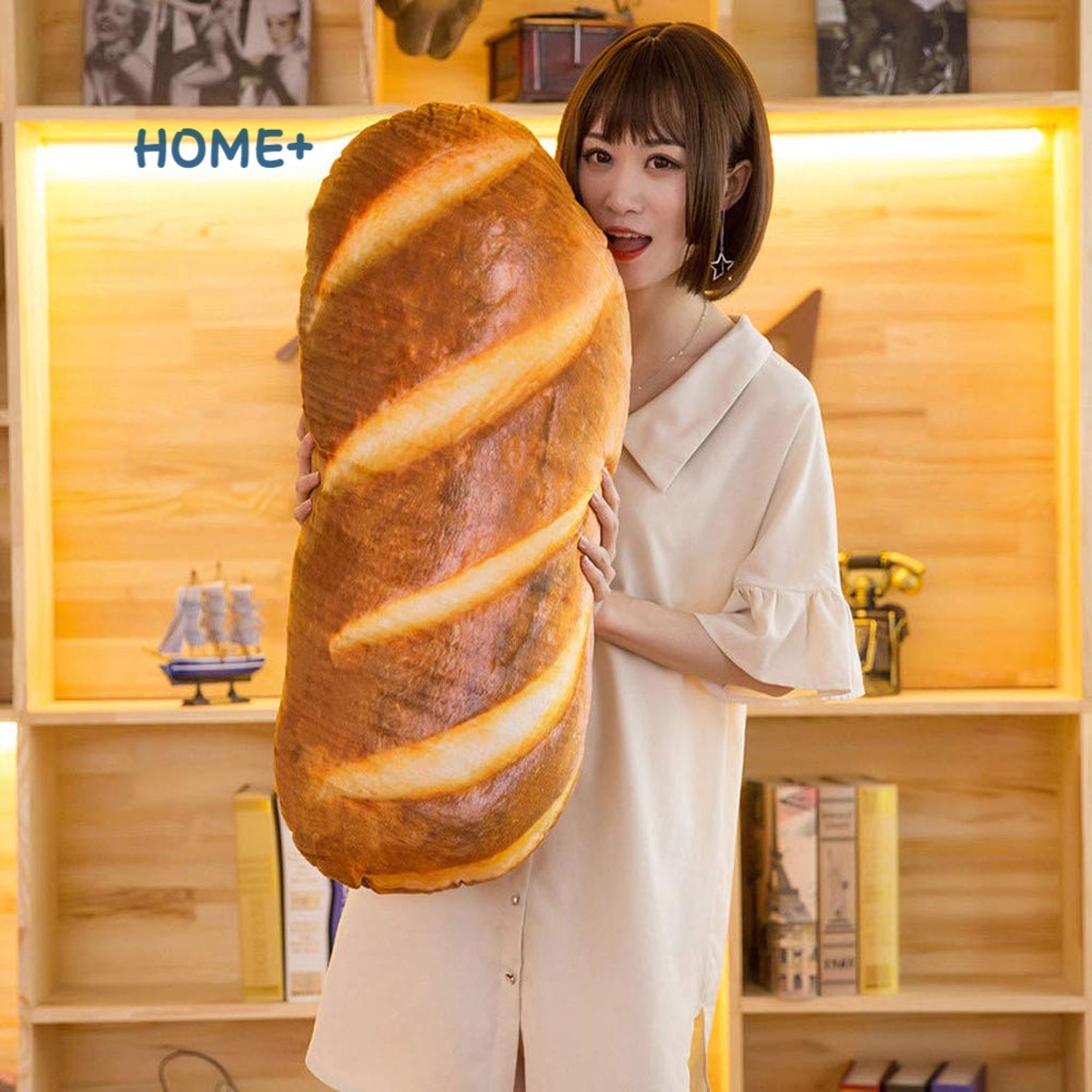 Gối Mềm Hình Bánh Mì 3d Độc Đáo Thú Vị