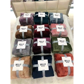 Chăn lông thỏ muji mềm mịn, cao cấp