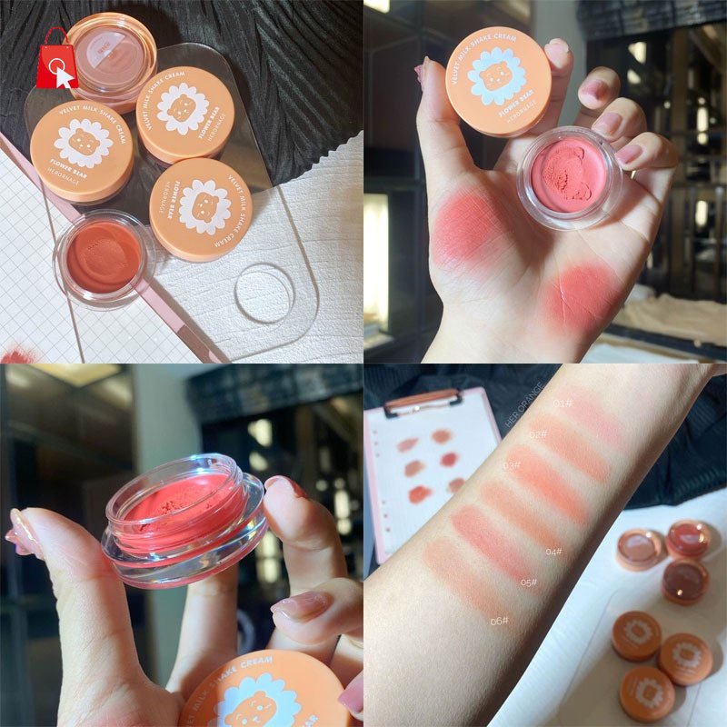 Phấn Má Hồng Đơn Sắc Tự Nhiên Có Thể Sử Dụng Làm Phấn Mắt My HERORANGE bear