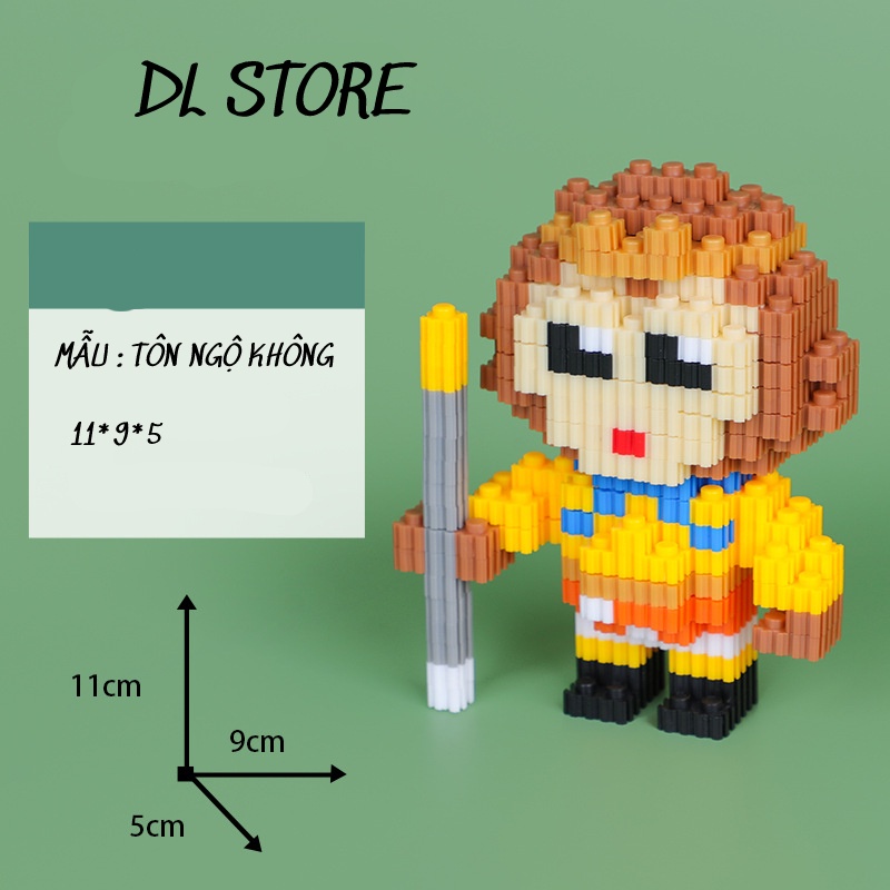 Bộ logo TÂY DU KÝ, trọn bộ 4 thầy trò đường tăng thỉnh kinh theo bộ phim tây du ký