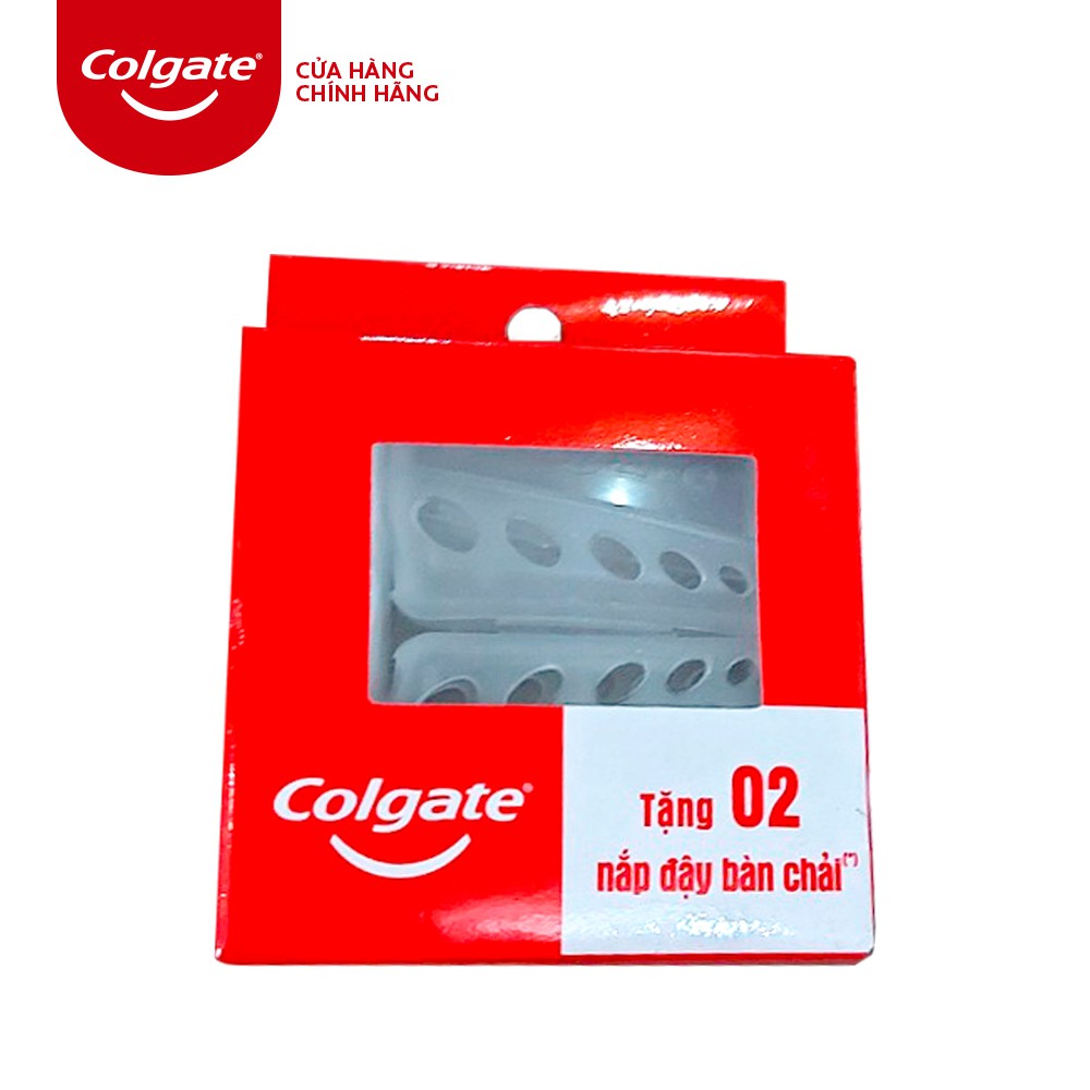 [HB gift] Hộp 2 Nắp đậy bảo vệ đầu bàn chải đánh răng Colgate