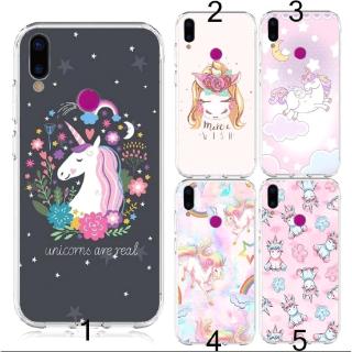 Ốp điện thoại Tpu kiểu dáng hình kỳ lân xinh xắn cho XiaoMi Redmi Note 7