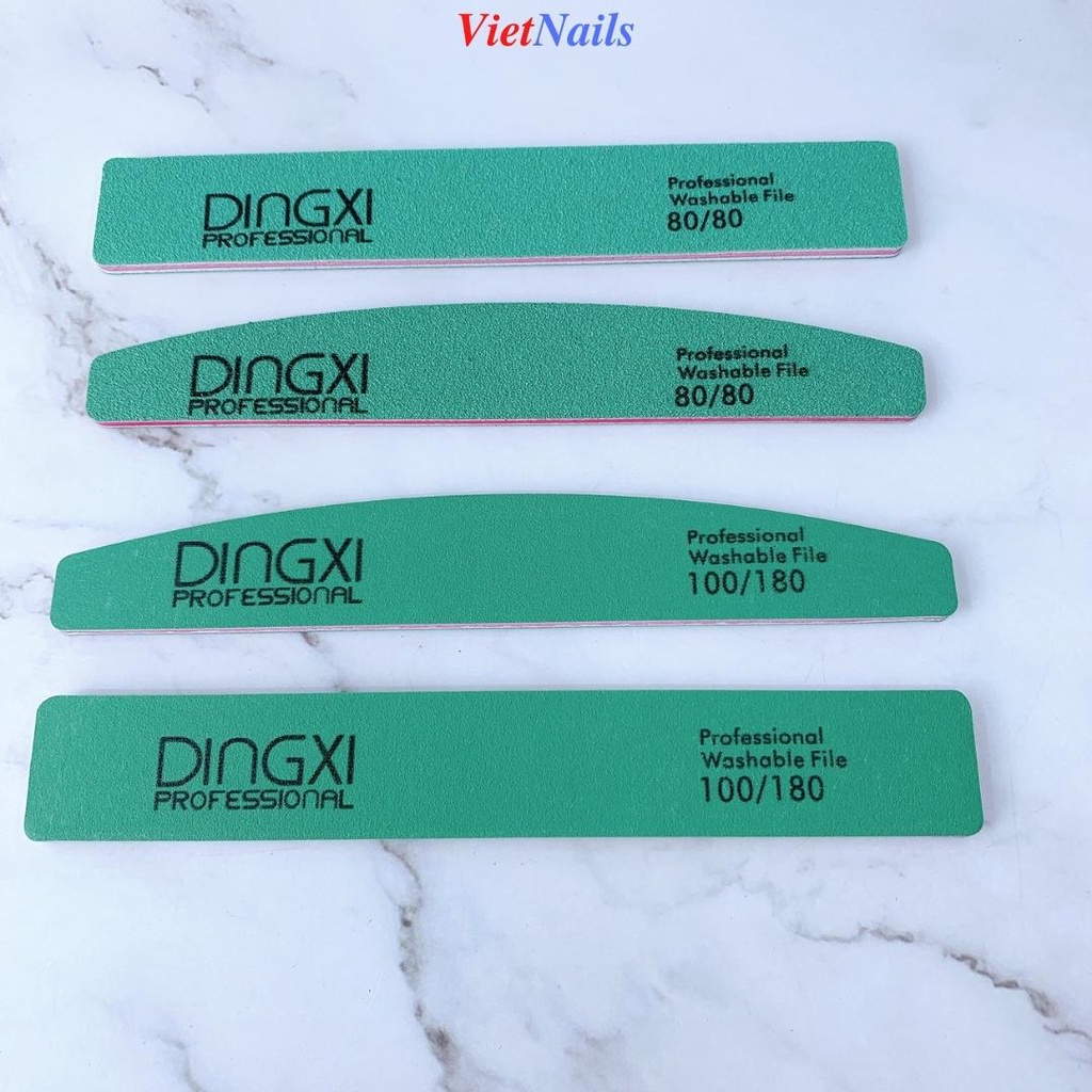 Dũa Móng Tay Dingxi Nhám Da Bò Xanh Bền Gấp Bốn Lần Dũa Nhám Da Bò Thường