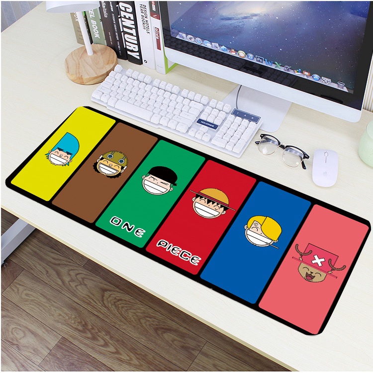 Miếng Lót Chuột Bàn Phím Cỡ Lớn Nhỏ Tấm Lót Bàn Di Chuột Game Thủ LMHT LOL onepiece Nhiều Mẫu mã Kích Cỡ May Bo Viền