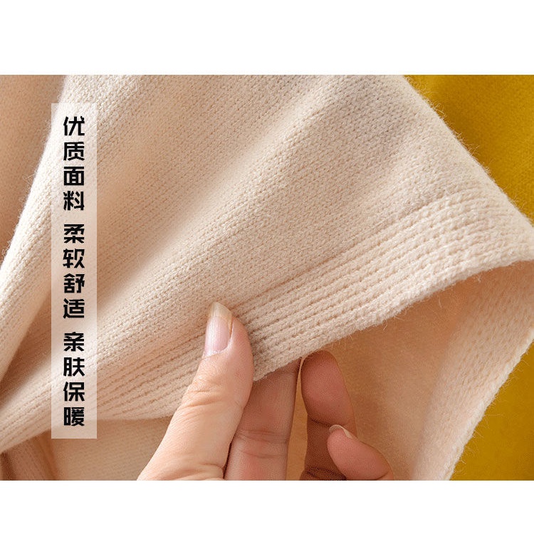 Áo Khoác Len Dệt Kim Nhỏ Thắt Nơ Thời Trang Xuân Thu Mới Năm 2021