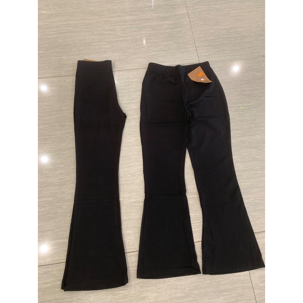 QUẦN LEGGING ỐNG LOE CẠP CAO SIỂU TÔN DÁNG