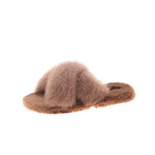 (Order) dép lông quai chéo