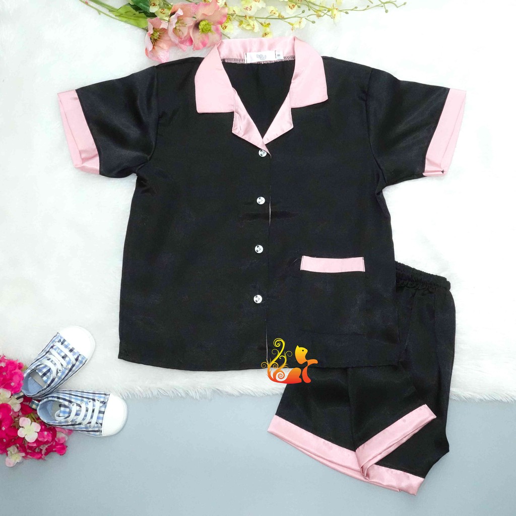 Đồ Mặc Nhà Pijama Phi &quot;Lụa Phối&quot; Cho Bé - Từ 12kg - 40kg (Phần 2).