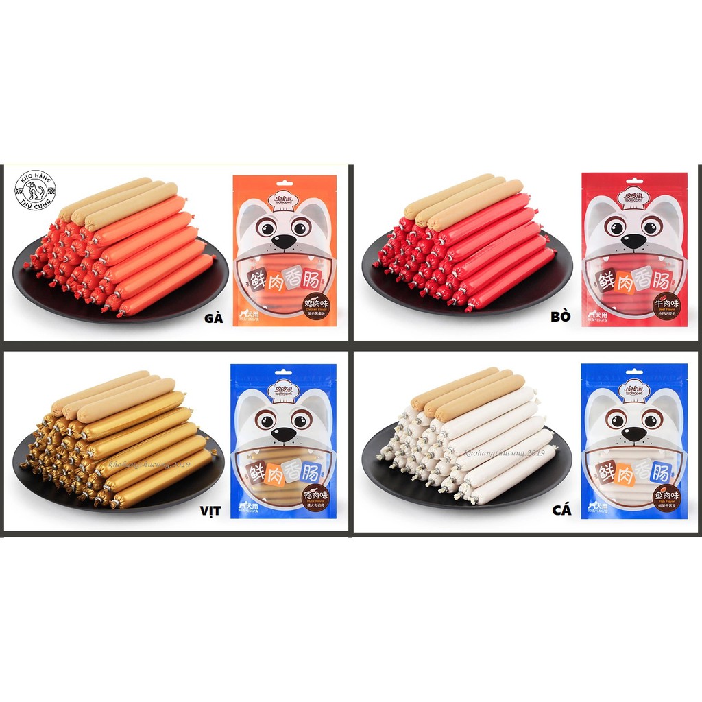 XÚC XÍCH TAOBAO PET 30 CÂY*15G MÓN KHOÁI KHẨU CỦA CHÓ