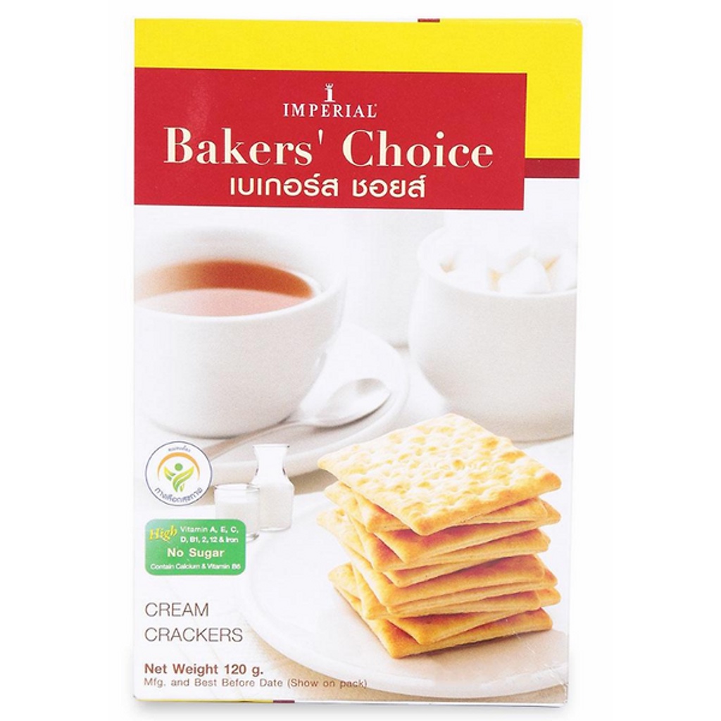 Bánh Quy Không Đường Imperial Bakers' Choice (120g)