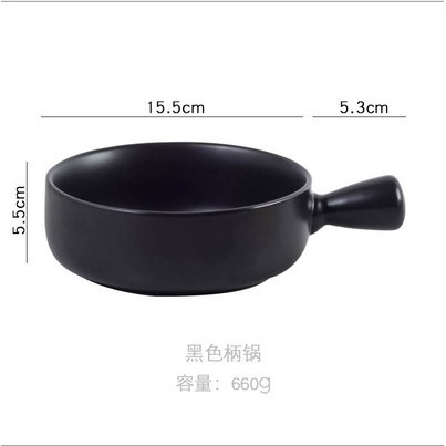 Thố Gốm Tráng Men  1 Quai Cầm  phong cách Bắc Âu nhiều màu 【】