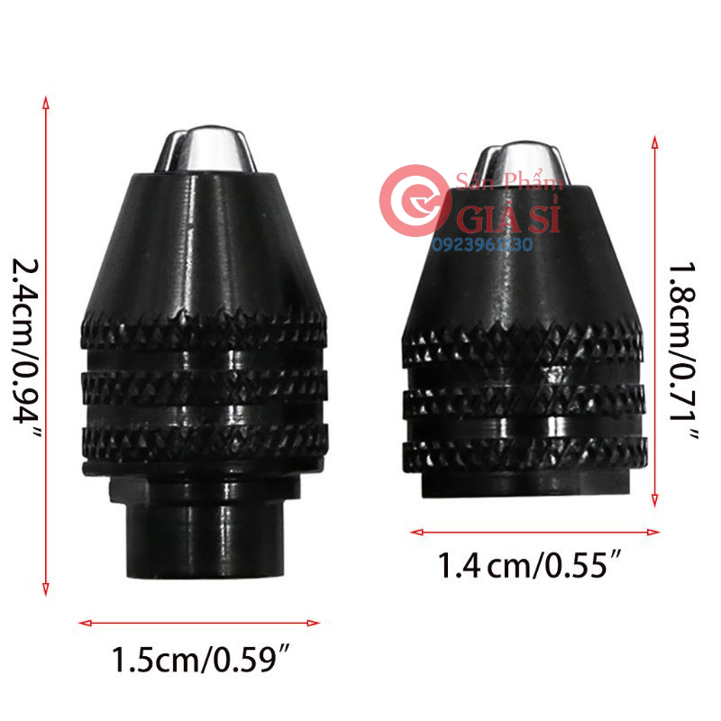 Đầu kẹp mũi khoan đa năng 3 chấu ❤️freeship❤️