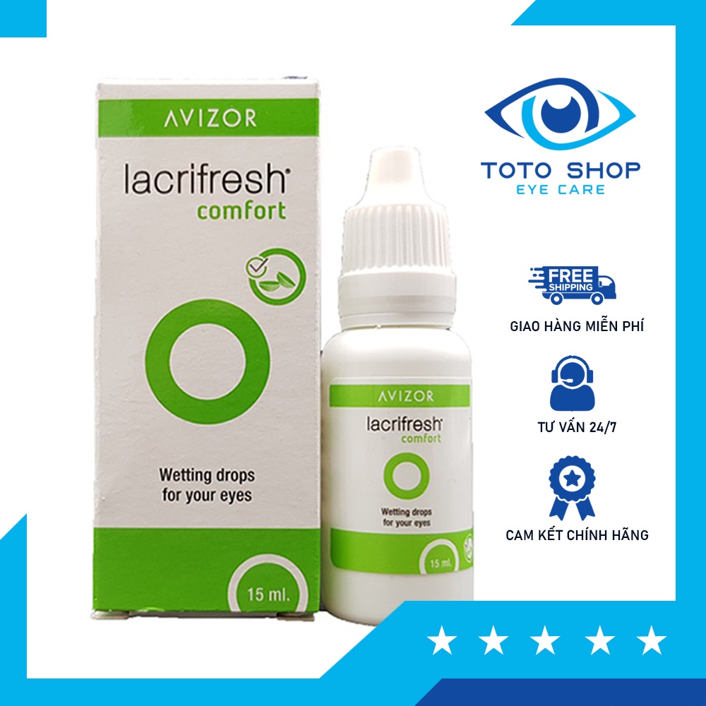 Nước nhỏ mắt nhân tạo Avizor Lacrifresh comfort 15ml